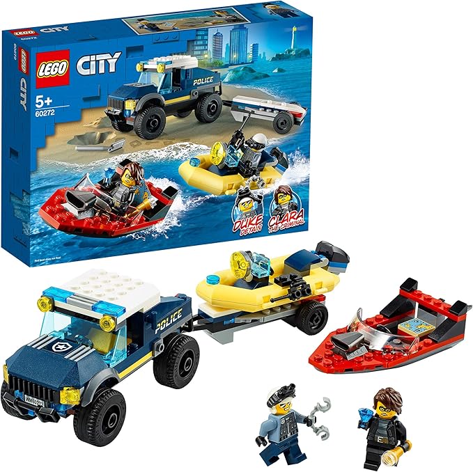 lego 乐高 城市系列 精英警艇运输 60272